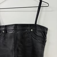 Image 4 of iceberg leather top 