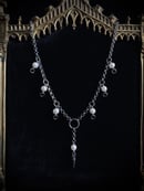 Image 1 of pearly lariat necklace