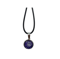 Image 1 of Purple star necklace 