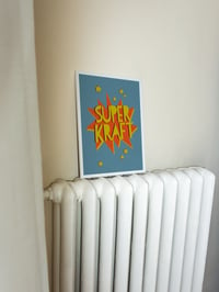 Image 4 of Poster - SUPERKRAFT / Blau & Rosa