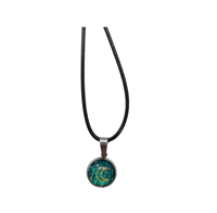 Image 1 of Green moon necklace 