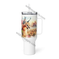 Image 2 of Caracal 40 oz Stainless Steel Travel mug with a handle