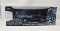 Image 1 of Supernatural 1967 Impala w/ Dean Winchester Scale 1:24 -- AUTOGRAPHED