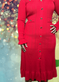 Image 4 of Vintage Elegant Retro Dress