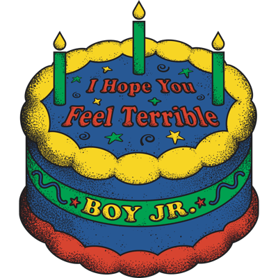 Image of I Hope You Feel Terrible Cake Sticker