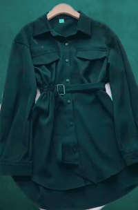 Image 1 of Mid-Length Blouse