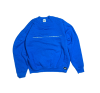 Image 1 of Follow The Path - Vintage Fan Blue Crewneck (1 of 1)