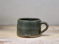 Image 1 of Celadon glazed textured mug