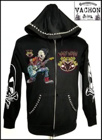 Image 2 of Marv Vachon Bobby Fingaz Skull Zip Hoodie