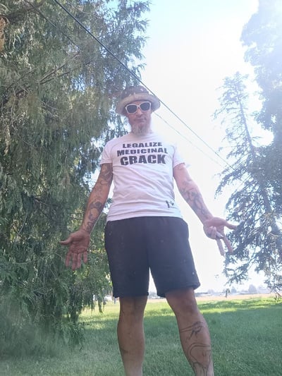 Image of Legalize Medicinal Crack Shirt