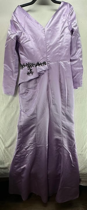 Image of Purple Evening Gown Mother of The Bride Formal Dress - No Size Tag See Measurements - Free Shipping