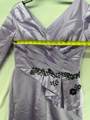 Image of Purple Evening Gown Mother of The Bride Formal Dress - No Size Tag See Measurements - Free Shipping