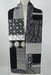 Image of Black and White Stars scarf