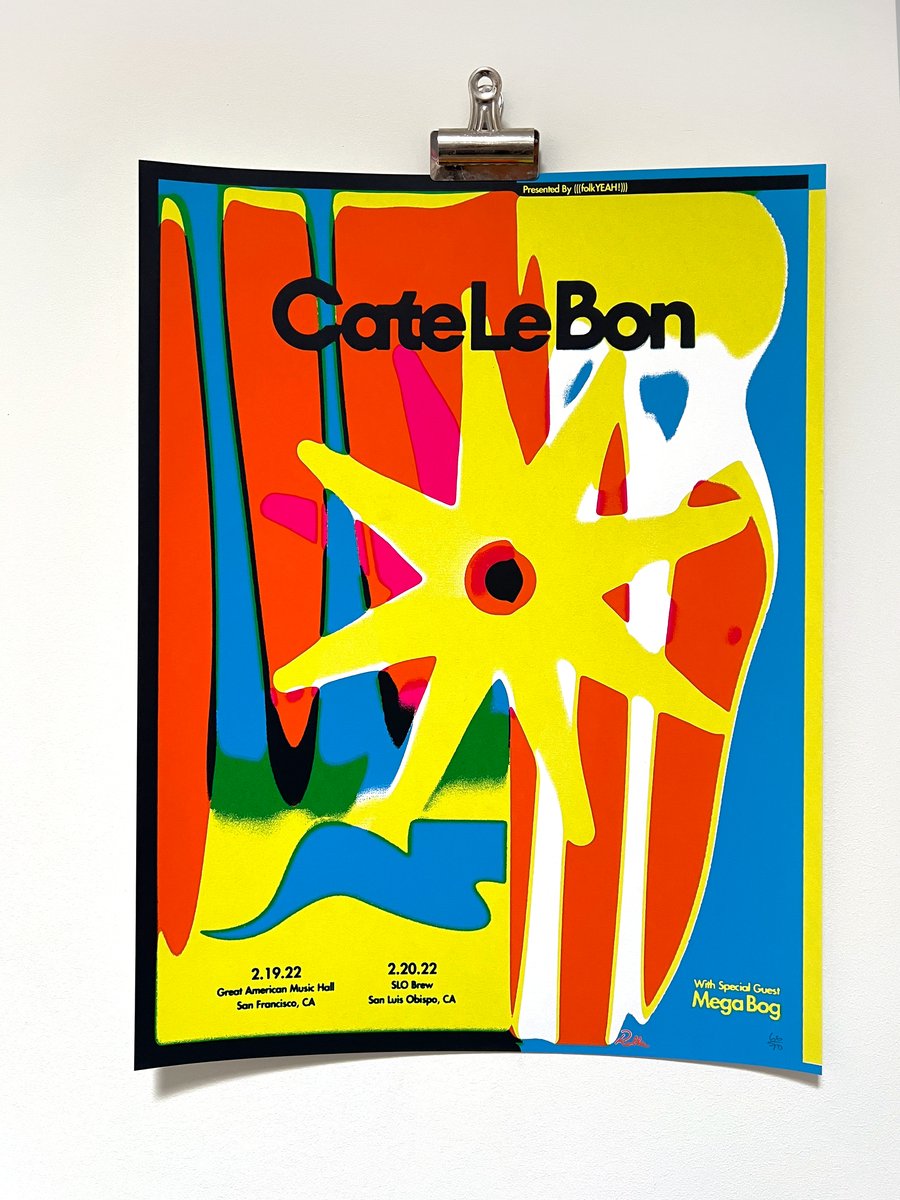 Image of Cate Le Bon 2022 Poster