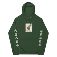 Image 1 of Black Cargo - Contemporary Urban Art Apparel for the Woke  - Heart - Unisex eco raglan hoodie