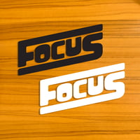 focus . vinyl sticker