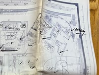 Image 3 of Kids In The Hall 1990 blueprint full floor plans - Master set layout