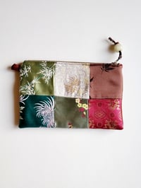 Image 1 of Silk Chinoiserie Pouch