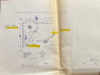 Image 3 of Kids In The Hall 1990 blueprint floor plans "Shoes"