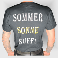 Image 1 of T-Shirt "Sommer Sonne Suff" - Männer - Schwarz