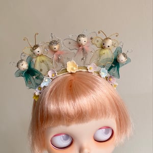 Image of Antique Angels Tiara Headband for Blythe Dolls