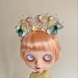 Image of Antique Angels Tiara Headband for Blythe Dolls