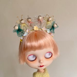 Image of Antique Angels Tiara Headband for Blythe Dolls