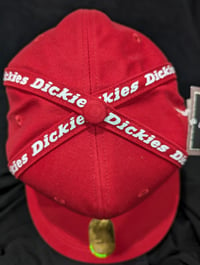 Image 3 of RED FITTED DICKIES HAT 