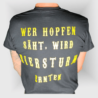 Image 2 of T-Shirt "Im Saufen gut" Rückendruck - Männer - Schwarz