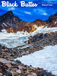 Image 1 of Black Buttes Poster