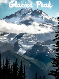 Image 1 of Glacier Peak Poster