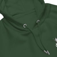 Image 4 of Black Cargo - Contemporary Urban Art Apparel for the Woke  - Serious -Unisex eco raglan hoodies -