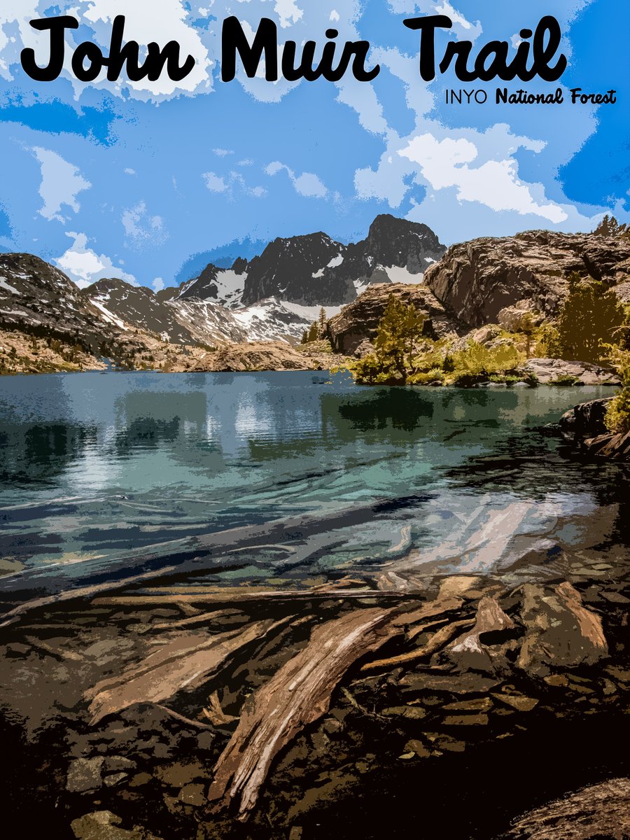 John Muir Trail Poster | Elysian Wanderer