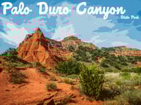 Image 1 of Palo Duro Canyon Poster