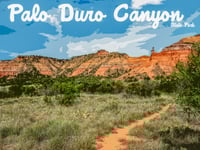 Image 1 of Palo Duro Canyon Trail Poster