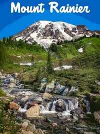 Image 1 of Mt. Rainier Paradise Poster