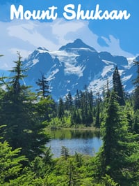 Image 1 of Mt. Shuksan Poster