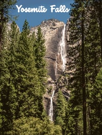 Image 1 of Full Yosemite Falls Poster 