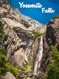 Image 1 of Lower Yosemite Falls Poster