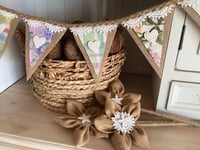 Image 1 of #8 Rustic Bunting - 10 flags *Flat rate $15.50 postage*
