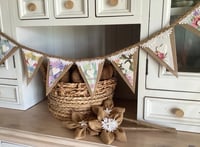 Image 2 of #8 Rustic Bunting - 10 flags *Flat rate $15.50 postage*