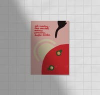 Postkarte - ach montag, lass uns doch erstmal zusammen kaffee trinken. / Küche, Katze