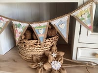 Image 1 of #10 Rustic Bunting - 10 flags *Flat rate $15.50 postage*