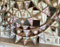 Image 3 of #10 Rustic Bunting - 10 flags *Flat rate $15.50 postage*