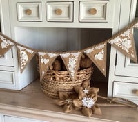 Image 2 of #5 Rustic Bunting - 10 flags *Flat rate $15.50 postage*