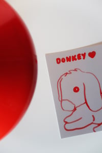 Image 1 of Postkarte - Donkey