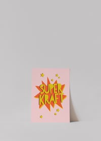 Image 2 of Postkarte - SUPERKRAFT / Rosa