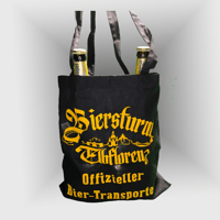 Stoffbeutel "Bier-Transporter" - Schwarz