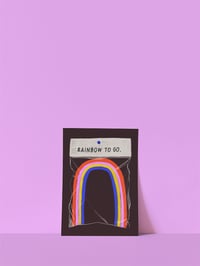 Image 1 of Postkarte - RAINBOW TO GO.