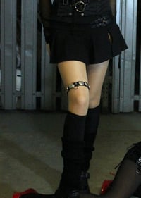 Image 2 of Spiked Heart Choker